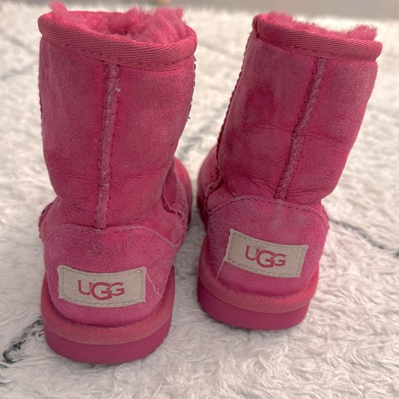 UGG classic boots - toddler size 10 - pink - Picture 1 of 6